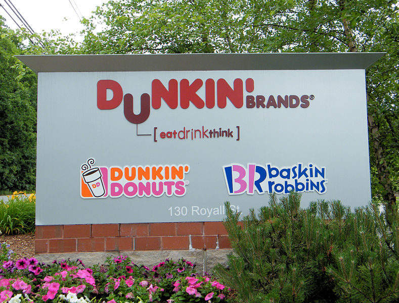 Dunkin Brands sign