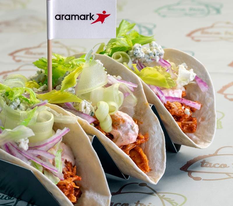 Buffalo chicken tacos