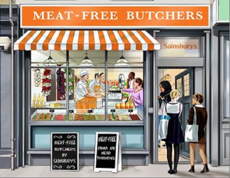 Sainsbury's meat-free butchers