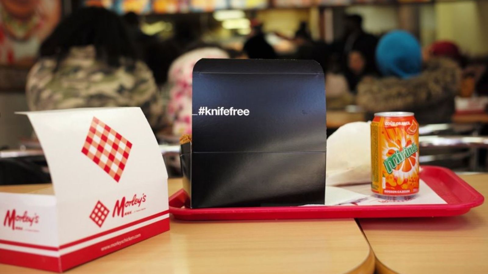 UK Home Office launches chicken shop packaging #knifefree campaign