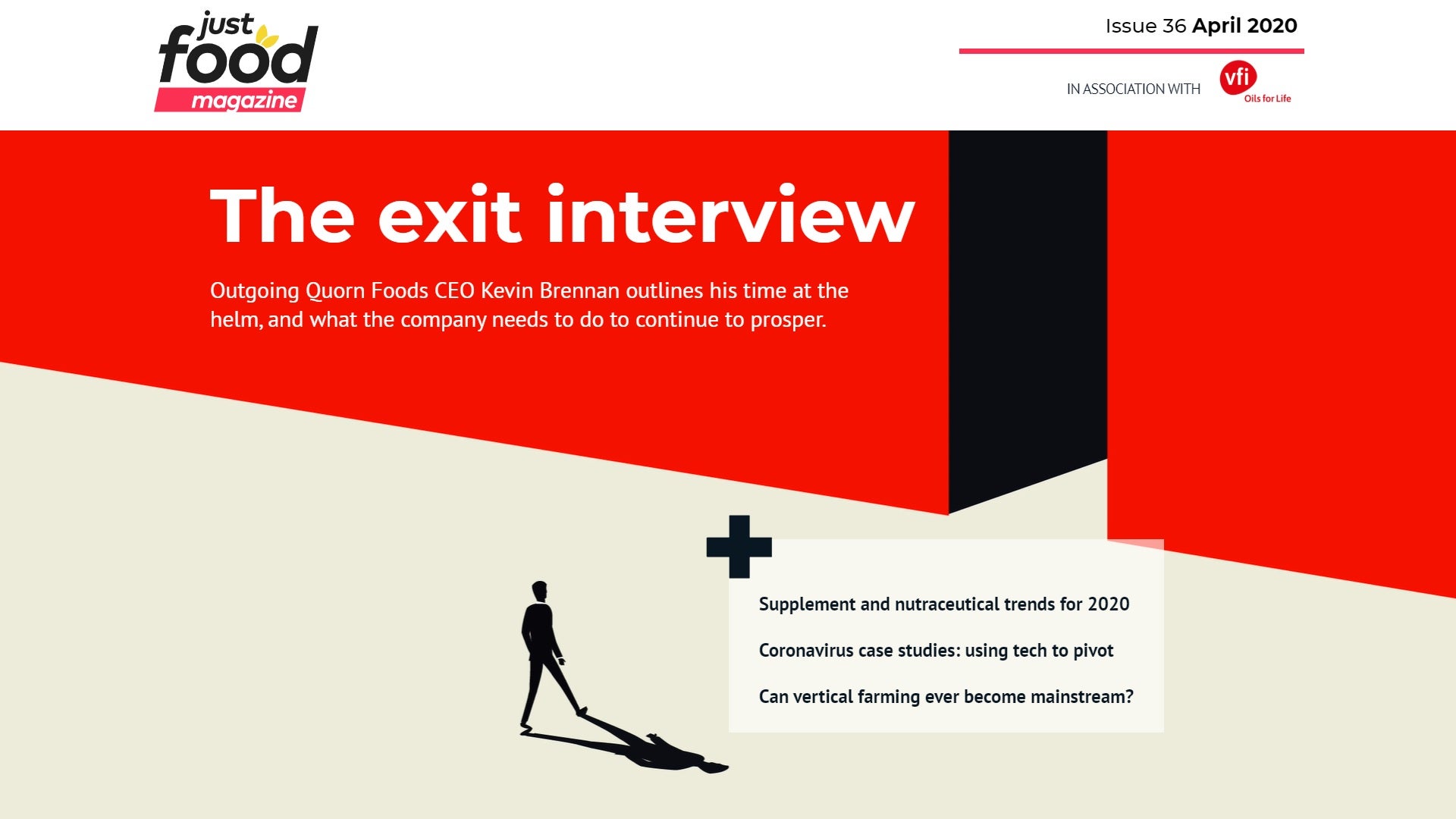 The exit interview with Quorn Foods' CEO: New issue of just-food out now