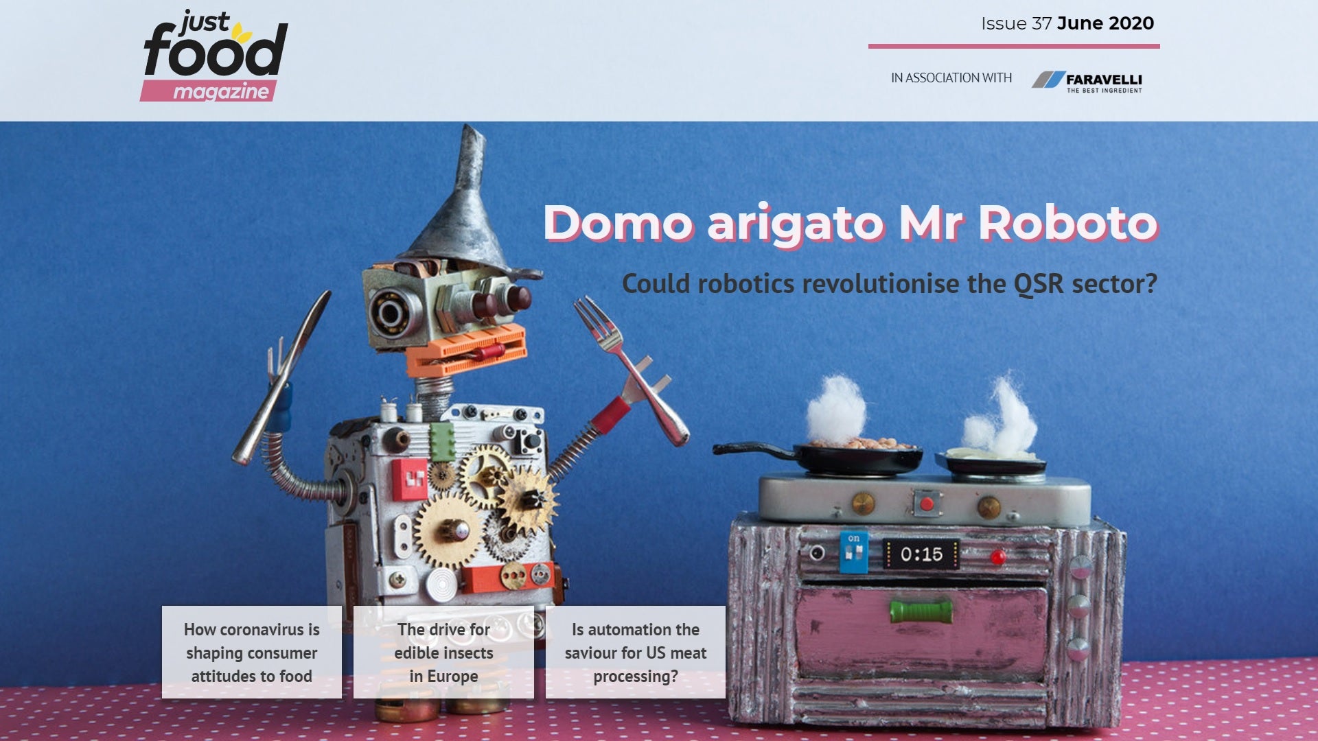 Rise of the robots: new issue of just-food out now