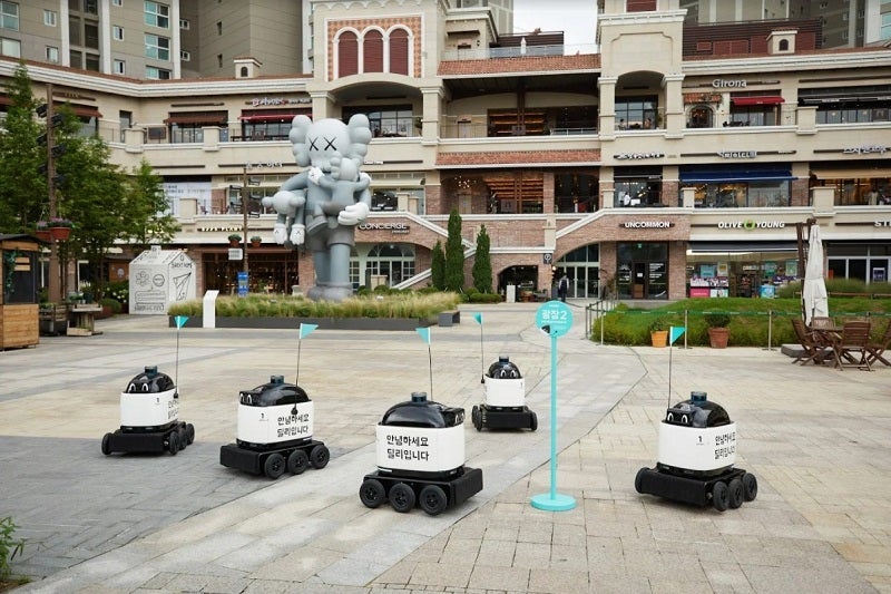 South Koreas Woowa Brothers Starts New Robot Delivery Service