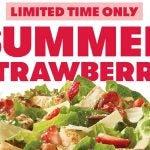 Wendy's strawberry salad store
