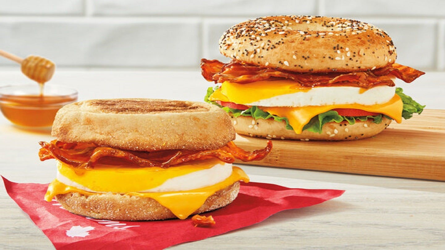 Check out this new Tim Hortons Breakfast Sandwich!