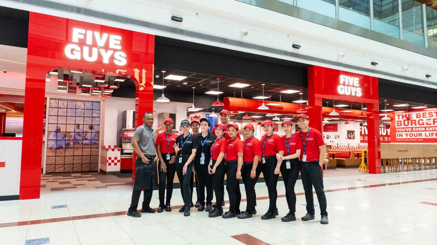 Five Guys opens largest UAE branch at Dubai International Airport