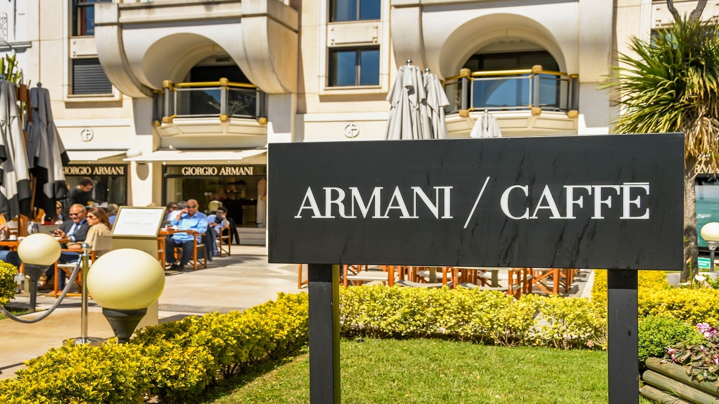 Armani coffee online