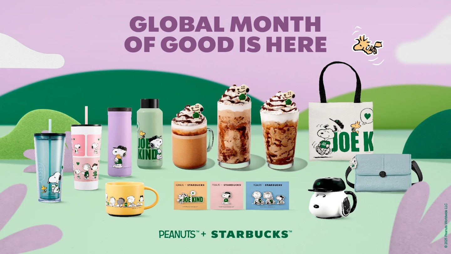 Starbucks to offer Peanuts-inspired merch and drinks in Asia Pacific