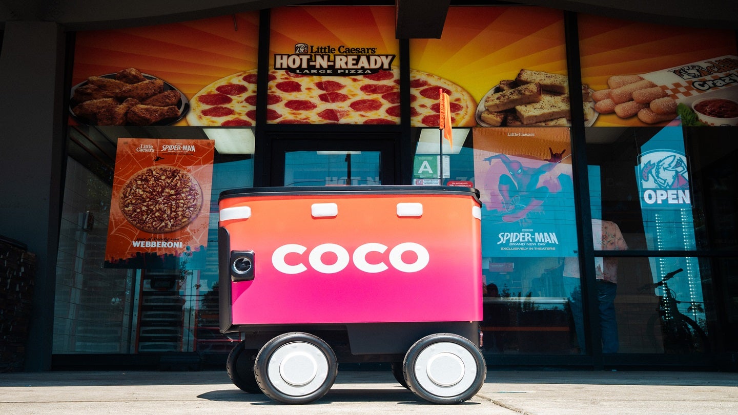 Little Caesars partners with Coco Robotics for food deliveries in US