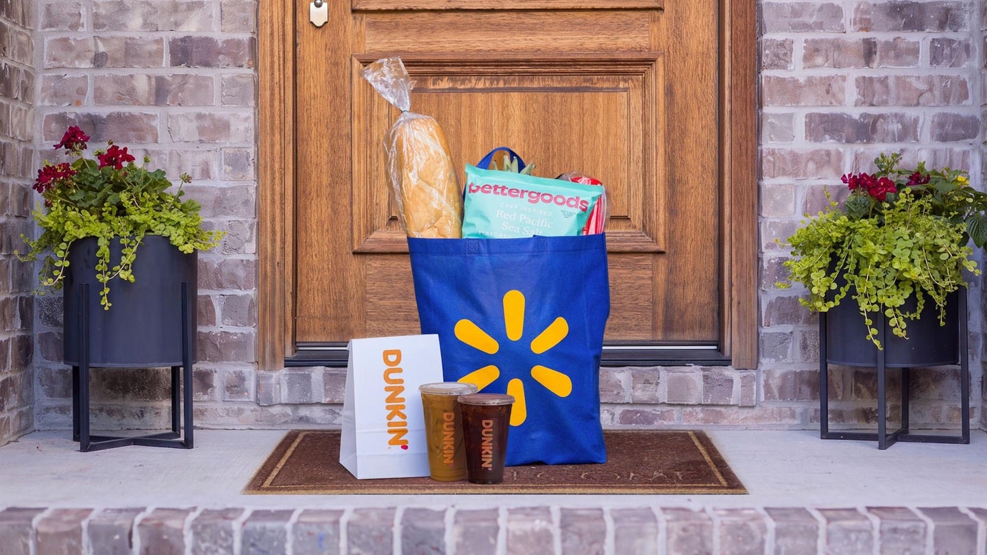 Walmart expands restaurant delivery service with Dunkin’